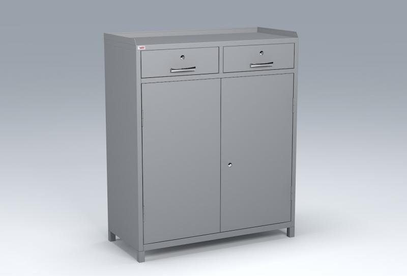 Armário Ferramentas Duplo 2 Portas 2 Gavetas